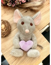 PELUCHE RATITA AMOROSA PEQUEÑA